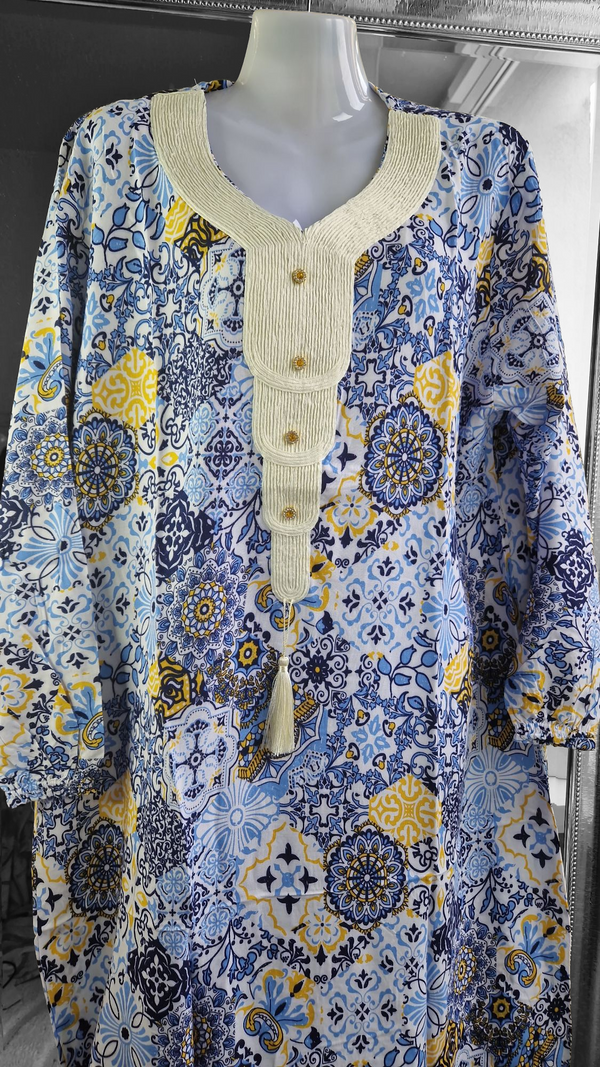 Robe d'intérieur manches longues